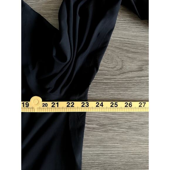 Athleta Urbanite Top Black Button-Up Shirt Size Large Long Sleeve - Picture 4 of 7